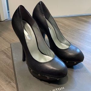 H by Halston: Black Leather Naomi